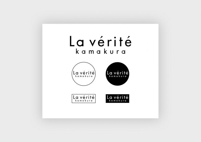 料理教室［La vérité Kamakura］ロゴタイプ